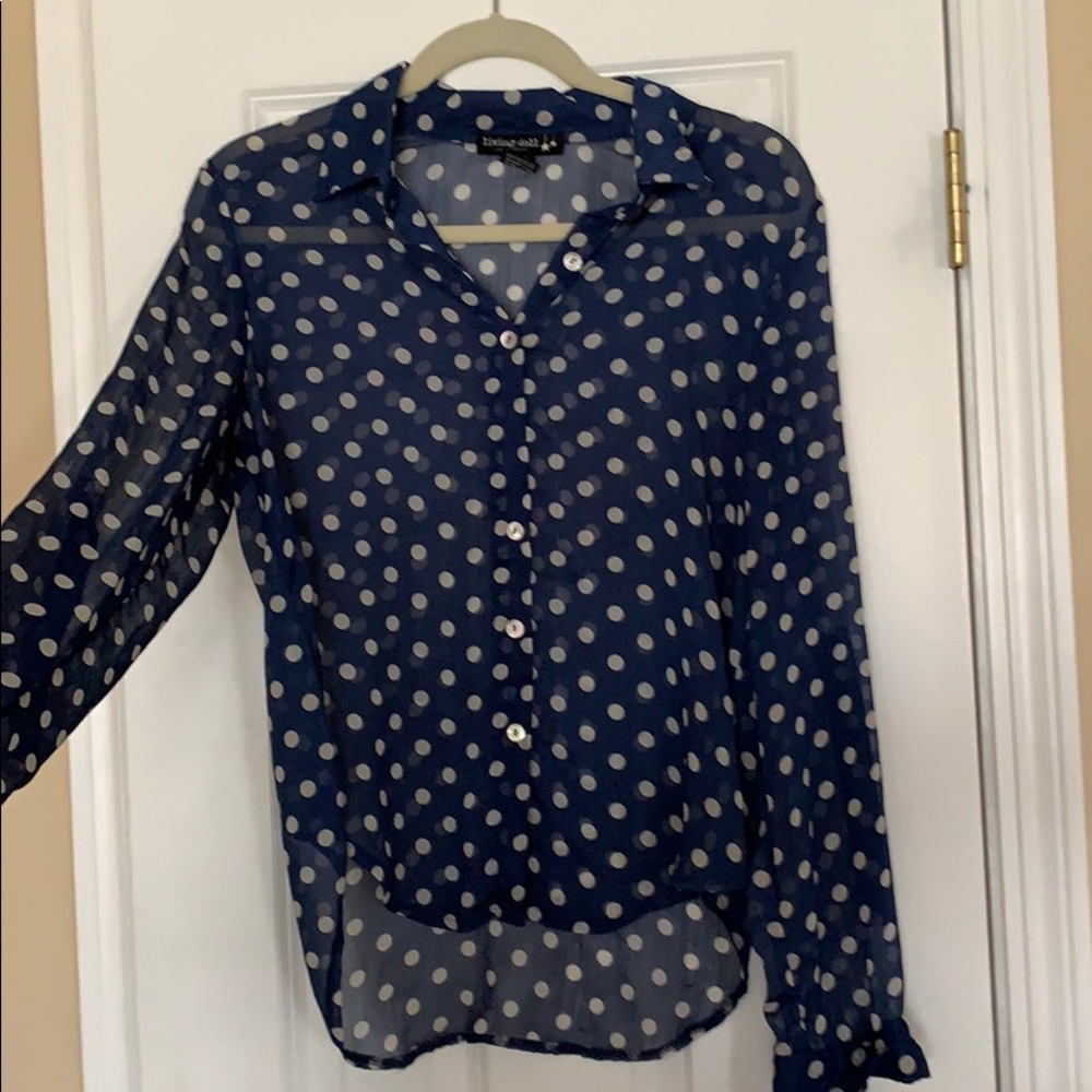 🌸Polka dot top